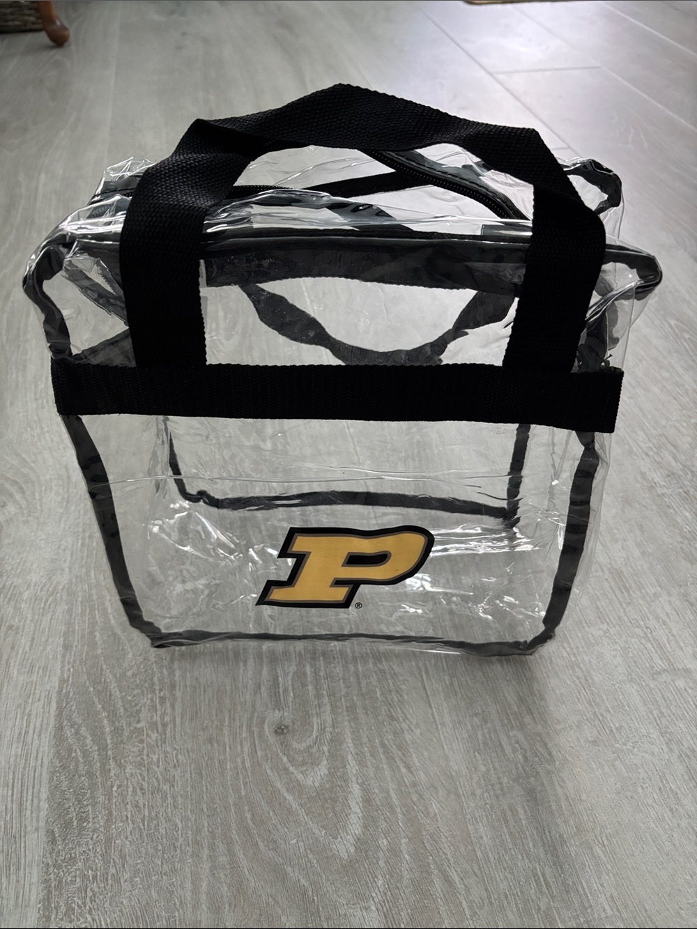 Purdue University Clear Square Stadium Tote